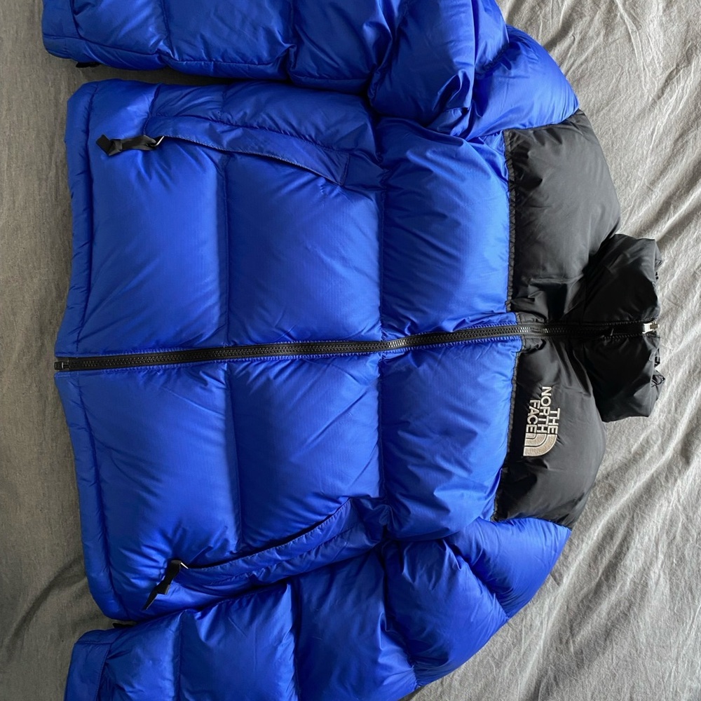 The North Face Black and Blue Insulated Jacket